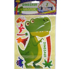 Наклейки декоративные для интерьера (А3), динозавр.