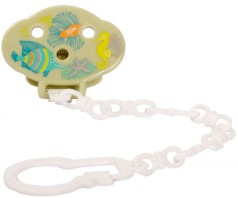 Ланцюжок для пустушки салатовий