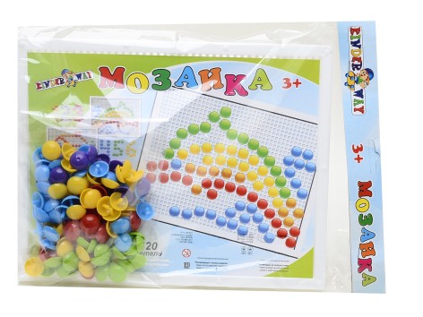 Игровой набор Kinderway Мозаика с круглыми фишками (30-016)