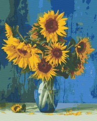 Картина по номерам Солнечные цветы (40х50) (RB-0285)