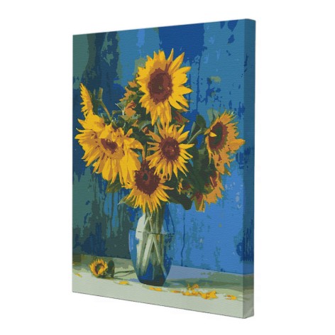 Картина по номерам Riviera Blanca Солнечные цветы 40x50 см (RB-0285)