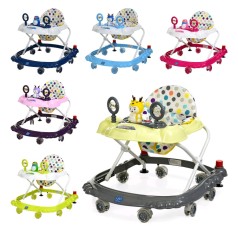 Ходунки тварини, стопор, 6 кольорів, муз., світло,колеса 8шт, кор. 