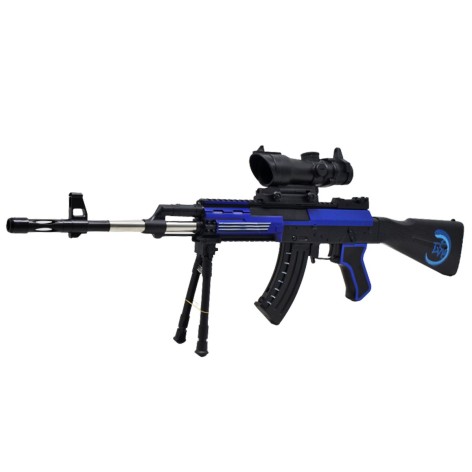 Автомат арт. 762-2 батарь ,пульки, пакет 72,5 см