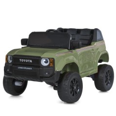 Машина на пульту Джип 2155EBLR-10(24V) (1шт) р/к 2,4G, 2*25W/2*35W , 1*24V5AH, EVA, шкіра, темно-зелений