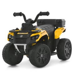 Квадроцикл M 6286EBLR-6 (1шт) р/к 2,4G, 1*6V7AH, 1*35W, USB, TF, EVA, шкіра, музика, світло, жовтий
