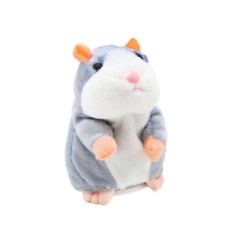 Интерактивный Хомяк повторюшка, серый