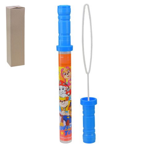 Мыльные пузыри Paw Patrol синий 160 мл, р-р игрушки – 4*4*35см /24/96/4шт в кор. 28*19*35.5 см