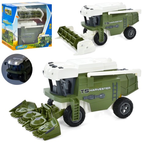 Комбайн 21см, інерція, звук, світло, на бат-ці (табл), 2 види, кор-ці, 24-22-11,5см 
