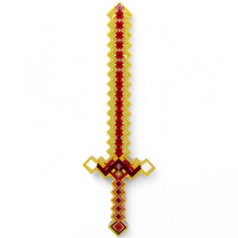 Меч "Майнкрафт/Minecraft" 58,5 см (світло, звук) помаранчевий