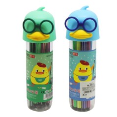 Фломастер 12 цветов в баночке 