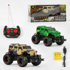 Р/К джип  “TK Group”, 2 кольори, пульт 27 MHz, батарейки перезаряджаються, в кор. 