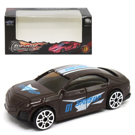 Машинка металлическая коричневая