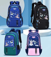 Рюкзак 4 вида, размеры: 30х12х45 см, 3 отделения, 4 кармана, на молнии, в п/е, микс видов 