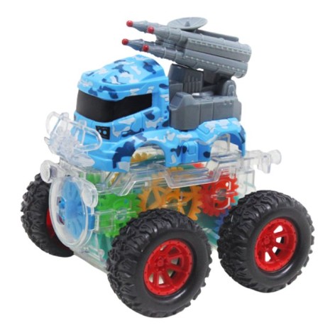 Машина военная, голубая