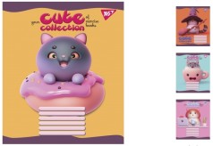 Зошит А5/12 в лінійку YES Cute collection, зошит учнівський 25шт. в уп.