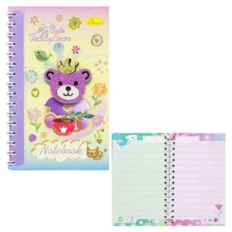 Блокнот "Ведмедик", жовтий