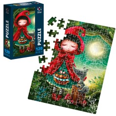 Puzzle De.tail A girl and the wolf DT100-11