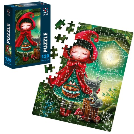 Puzzle De.tail A girl and the wolf DT100-11