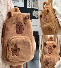 М'який рюкзак "Капібара" 27х13х30 см, 2 відділення M18212