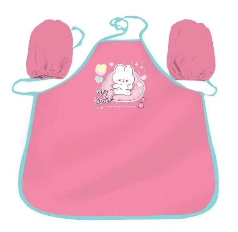 Фартушок для творчості з нарукавниками Kidis 50*34,5см Hey Cutie