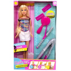 Кукла DEFA 30 см, с набором стилиста