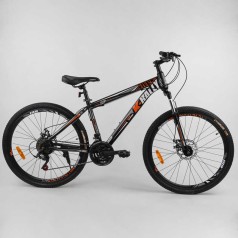 Велосипед Спортивный Corso «K-RALLY» 26" дюймов рама стальная 15’’, SunRun 21 скорость, собран на 75% /1/