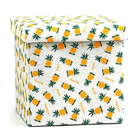 Кошик-пуфик для іграшок MIC "Ананас" яскравий дизайн міцна конструкція (C61901)