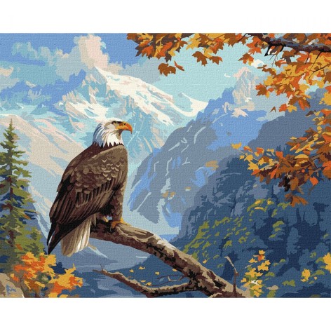 Картина по номерам "Вершинный страж" 40х50см