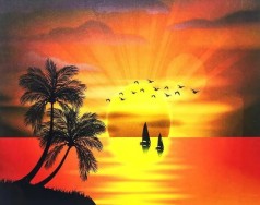 Алмазна мозаїка за номерами 30*40 