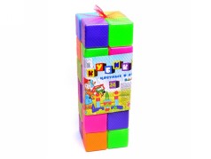 Кубики кольорові 24 елементів Бамсік