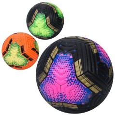 М'яч футбольний розмір 5, ПВХ, 420-440г, 3 кольори, у п/е /20/