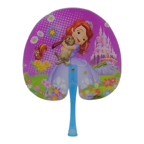 Віяло дитячий круглий пластик СОФІЯ ВИД 2