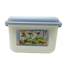 Конструктор на радіокеруванні 361 деталь, автоматичний рух, колесо вільного ходу, рух вперед-назад, акумулятор 3.7 V, пульт керування, в боксі