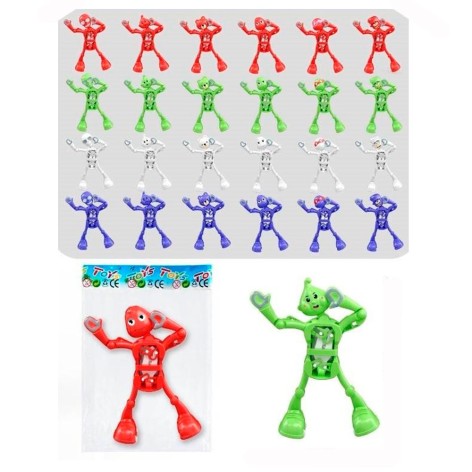 Фигурки для игры заводная, танцующий робот, танцующая фигурка, 11см, микс видов, в п/е, 9-13-3см /72/