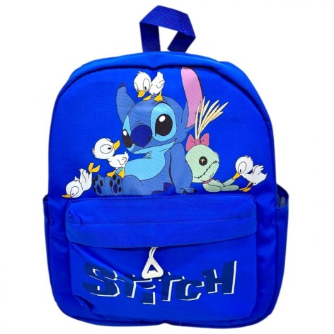 Рюкзак дитячий "Stitch/Стіч" 34х12х26 см (СИНІЙ)