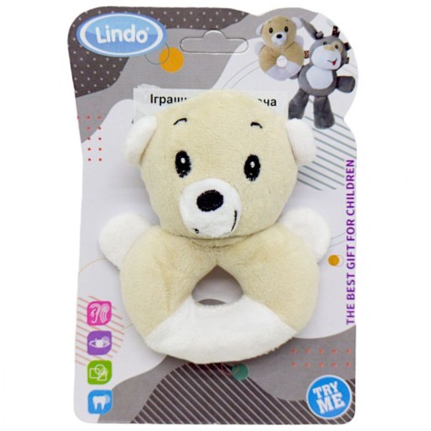 Игрушка медвежонок с пищалкой