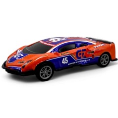 Игрушечная машинка металлическая, инерционная (оранжевая)