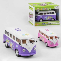 Автобус 2 кольори, світло, звук, англійська озвучка, кор. 