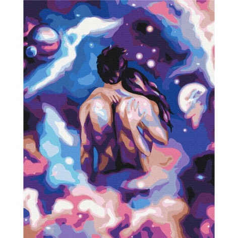 Картина за номерами: Космічна романтика