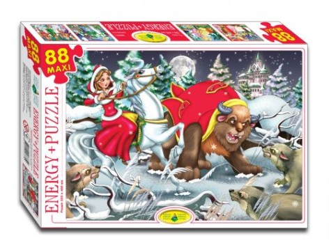 Пазли "Красуня і чудовисько", 88 елементів