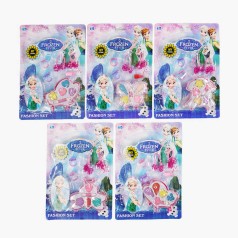 Набор косметики 5 видов, герой, тени для век, аппликатор, аксессуары, на листе, микс видов 