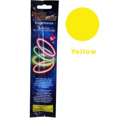 Неоновий браслет-світяшка (3 шт), жовтий