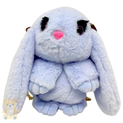 Мʼяка іграшка-рюкзак "Кролик" (БЛАКИТНИЙ)