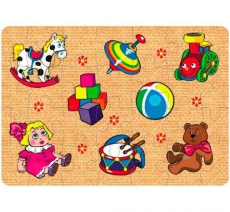 Пазли "Іграшки", 28 елементів