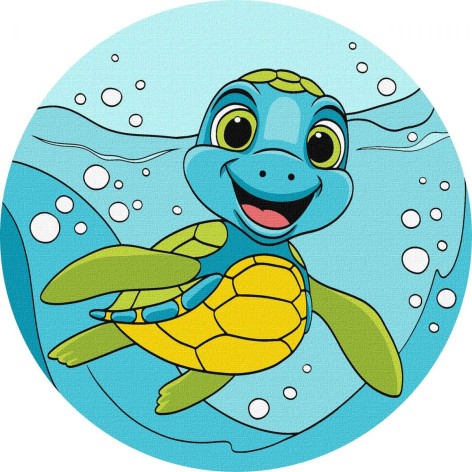 Картина по номерам (круглая) 