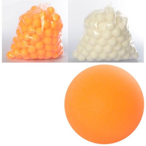 Тенісні кульки 40мм, PP, шовний, 1 упаковка 144 шт., 2 кольори