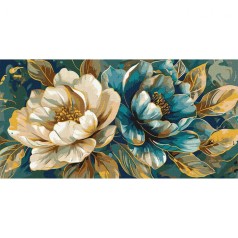 Картина по номерах з фарбами металік 