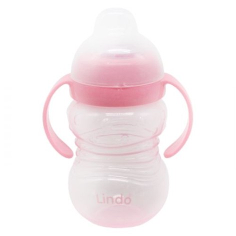 Поилка-непроливайка, розовая