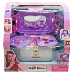 Косметика тени, кисточки, блески, помады, румяна, лаки, разделитель, слайдеры, наклейки, в коробке