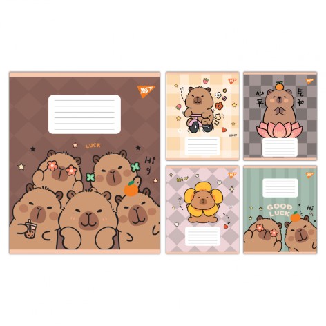 А5/24 лін. Yes Capy Tay, зошит учнівський шкільний, ціна за 20 шт. //